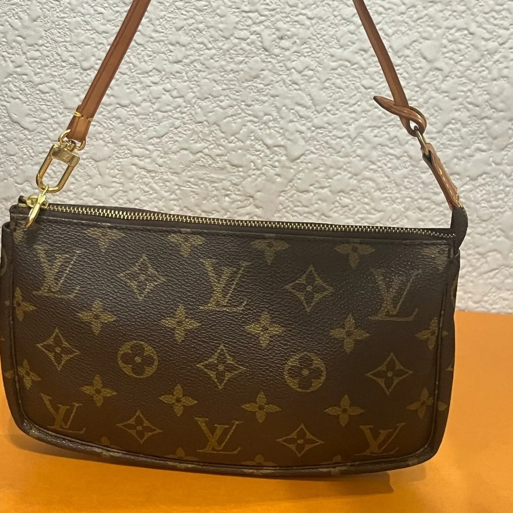 Louis Vuitton Brown Mini Monogram Bag with Gold Hardware - Picture 2 of 12